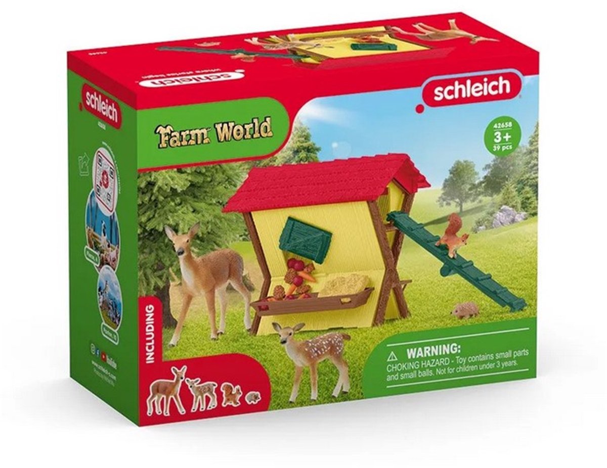 Schleich Fodring af Skovens Dyr