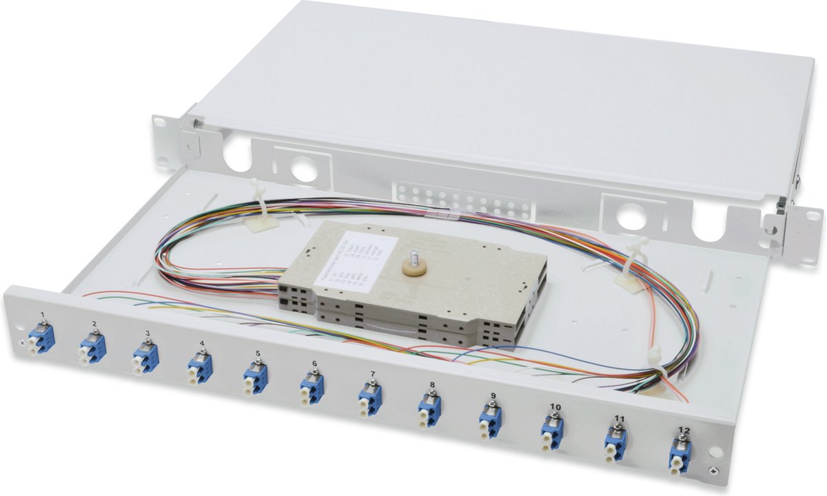 DIGITUS DN-96331/9 Fiber Optic Splice Box Equipped LC OS2