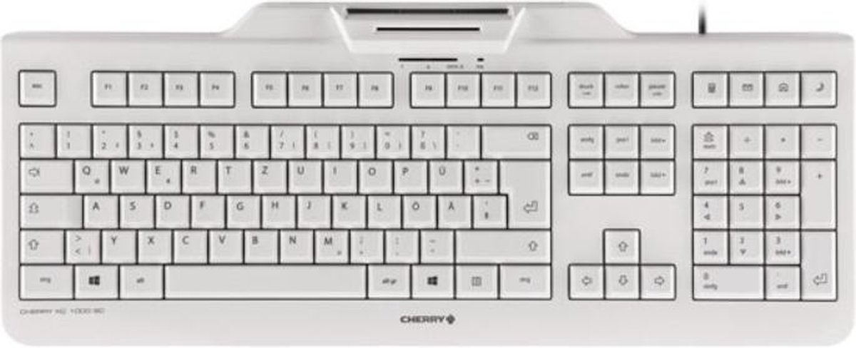 Cherry KC 1000 SC - Tastatur - Schweizisk - Grå