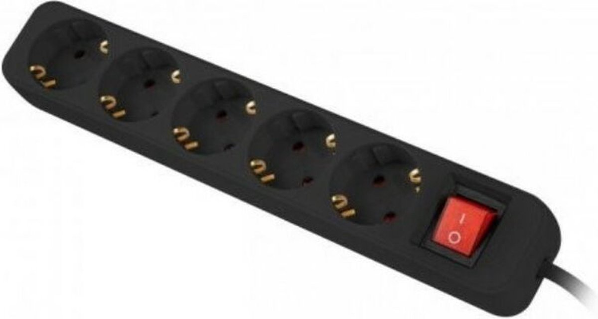 Lanberg - power strip - with circuit breaker - 2500 Watt