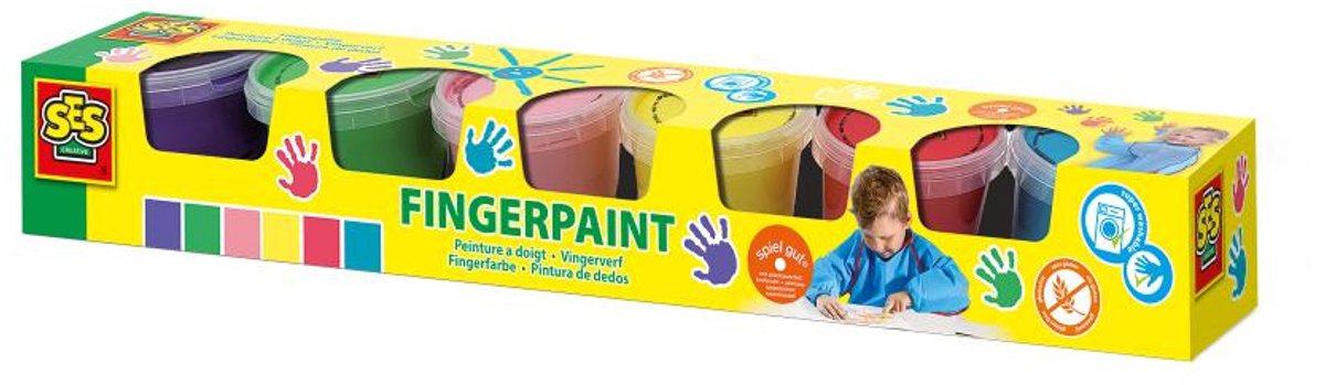 SES Creative Fingerpaint 6 colours