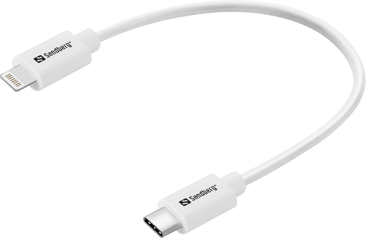 Sandberg USB-C PD to Lightning MFI - 0.2M