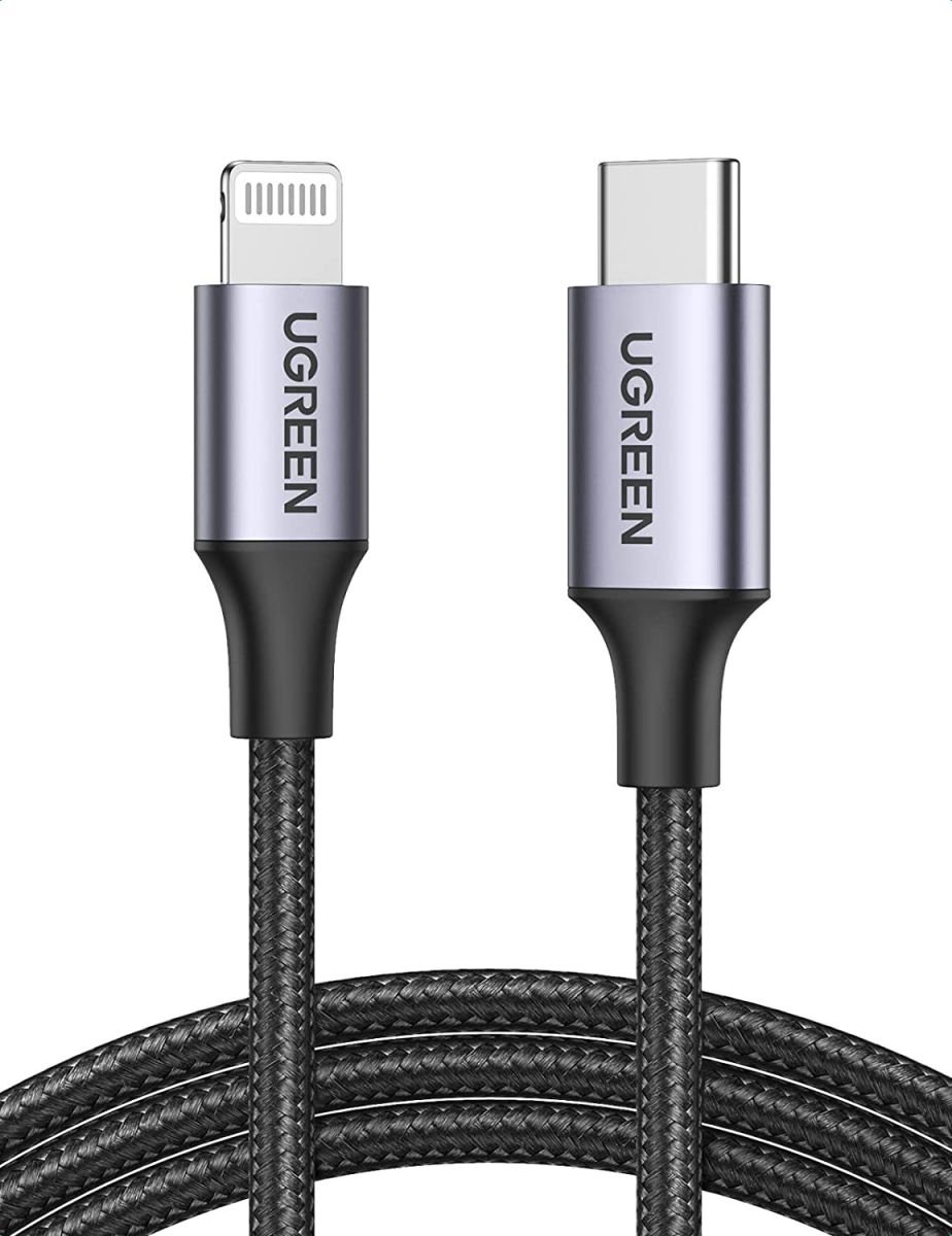 UGREEN USB-C <-> Lightning - 1m - Sort