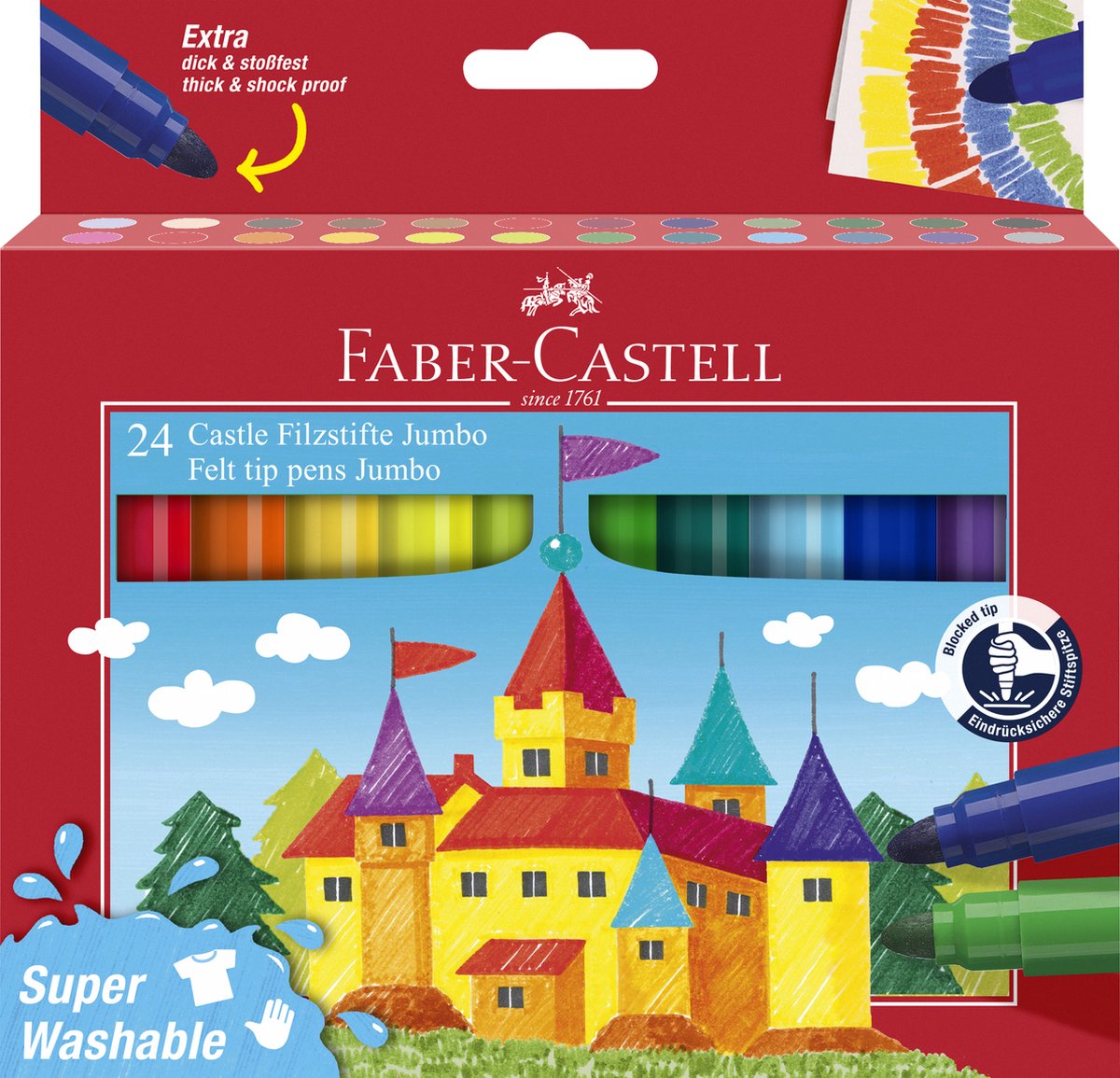 Faber-Castell Tusser Jumbo 24