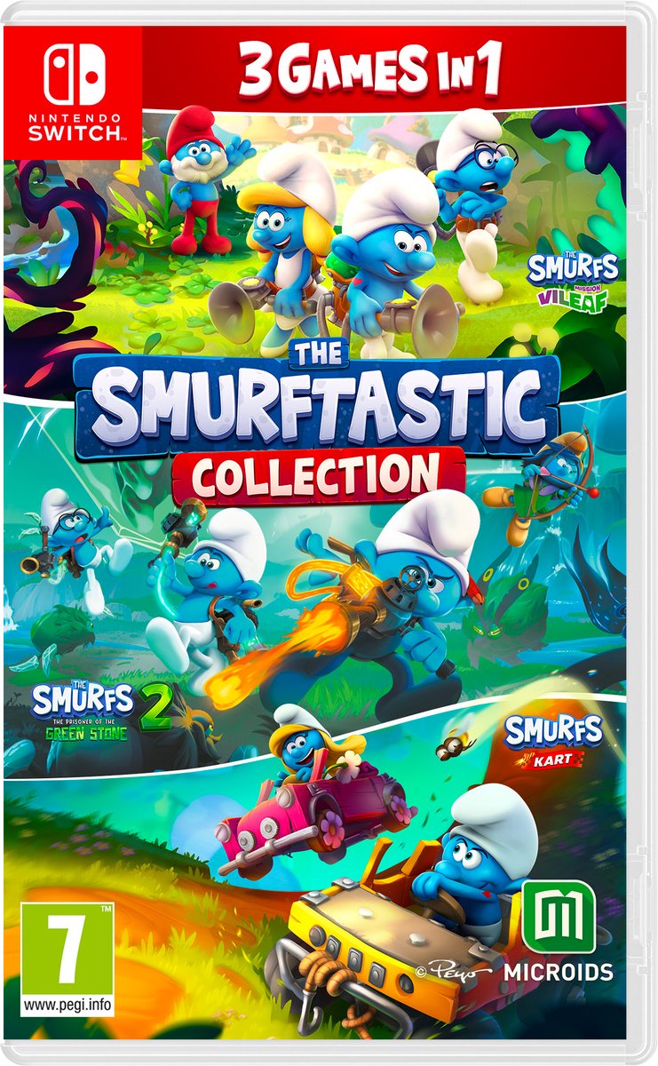The Smurftastic Collection (3-in-1) - Nintendo Switch - Eventyr