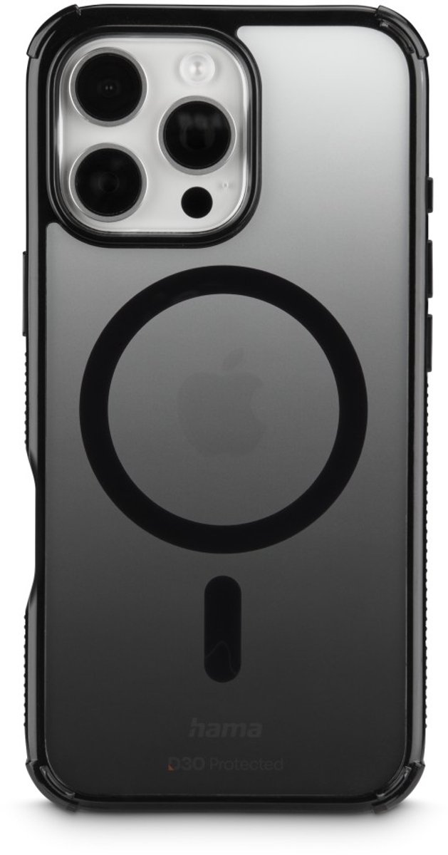 Hama Glass Protector Extreme Protect Iphone 16 Pro Max MagCase Black