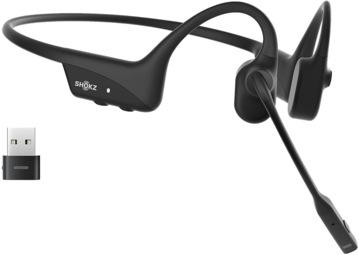 Shokz OpenComm2 UC 2025 Upgrade (USB-C Dongle) - Black