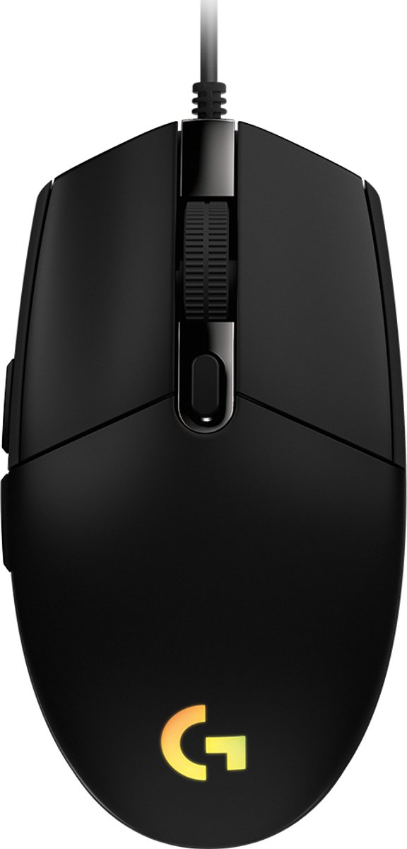 Logitech G102 LIGHTSYNC - Black - Gaming Mus - Optisk - 6 knapper - Sort med RGB lys