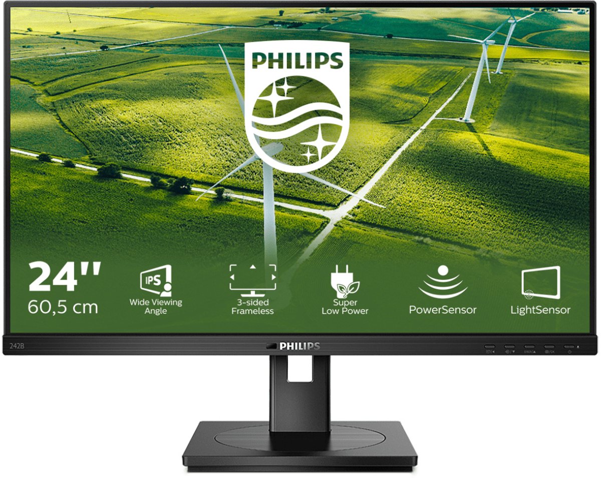 24" Philips B Line 242B1G - 1920x1080 (FHD) - 75Hz - IPS
