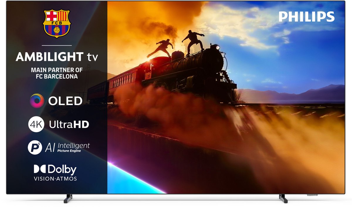 Philips 65" Fladskærms TV OLED 4K 65OLED760 Ambilight