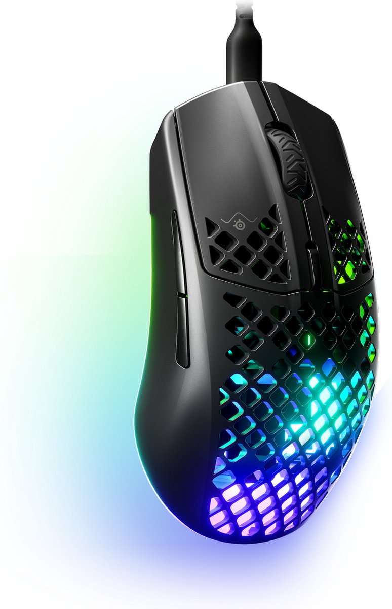 SteelSeries Aerox 3 2022 - Onyx - Gaming Mus - Optisk - 6 knapper - Sort