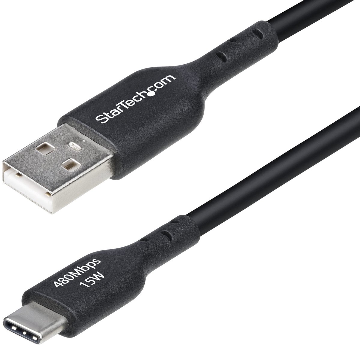 StarTech.com 3m (9.8ft) USB-A to USB-C Charging Cable Charger Cord M/M - USB-C cable - USB to 24 pin USB-C - 3 m