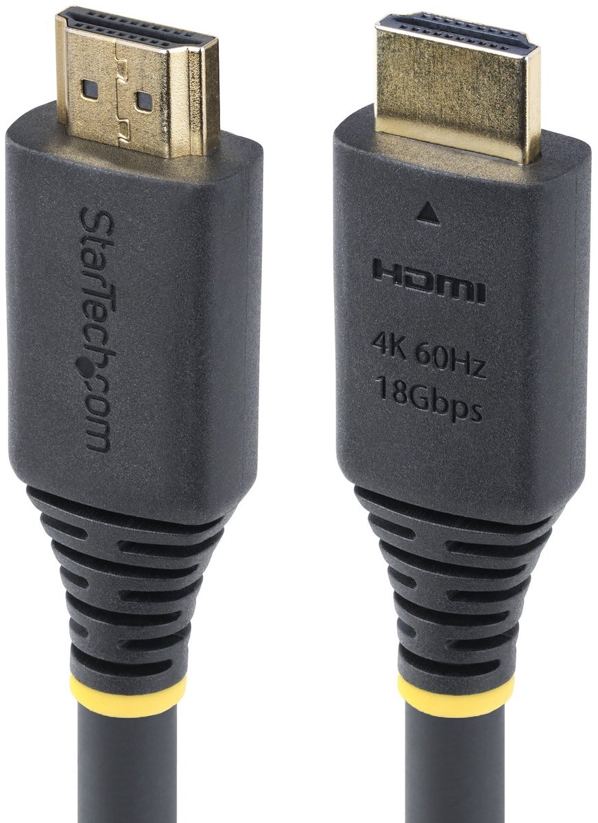 StarTech.com 5m (16.4ft) Premium Certified High Speed HDMI Cable 4K60Hz - HDMI cable with Ethernet - 5 m