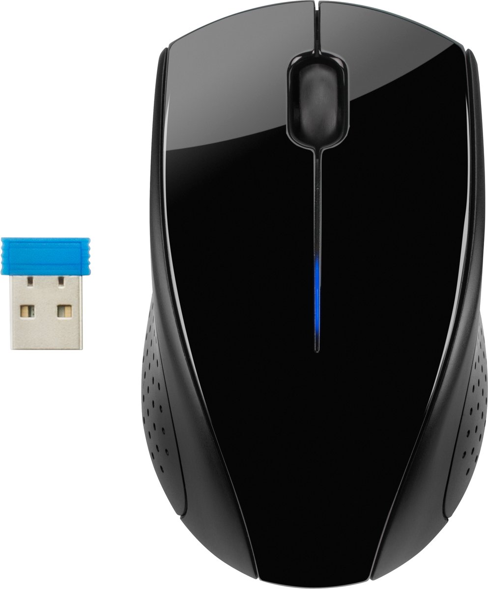 HP Wireless Mouse 220 - Mus - Optisk - Sort