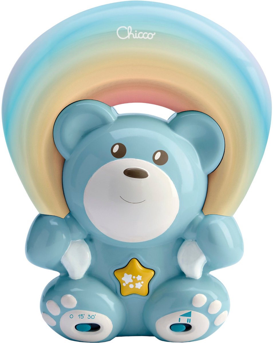 Chicco Rainbow Bear light blue