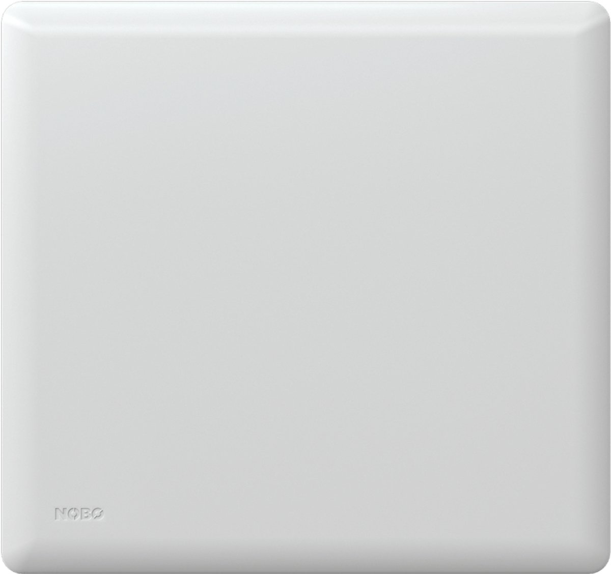 NOBØ El-varmepanel Top 40 cm 250W 230V, Hvid