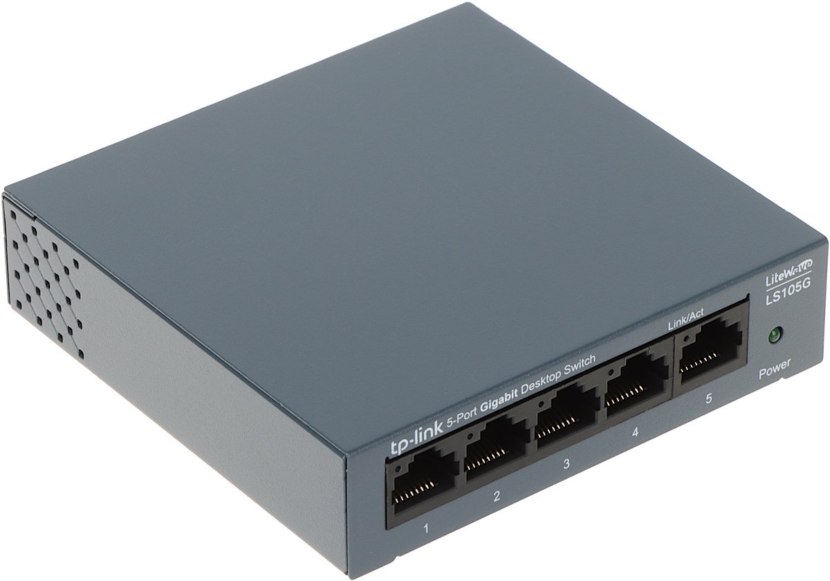 TP-Link LS105G 5-Port 10/100/1000Mbps Desktop Network Switch