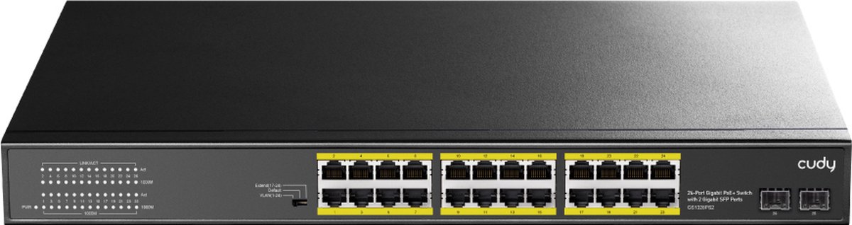 Cudy GS1028PS2 24-Port GbE PoE Switch with 2 Uplink SFP