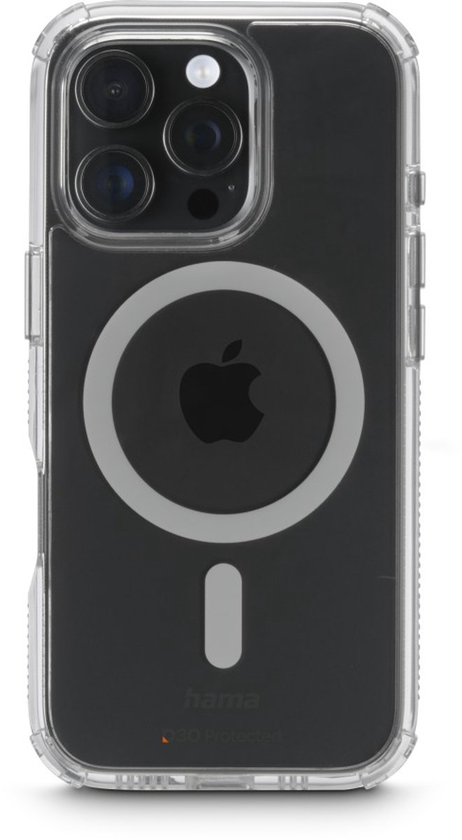 Hama Glass Protector Extreme Protect Iphone 16 Pro MagCase Transparent