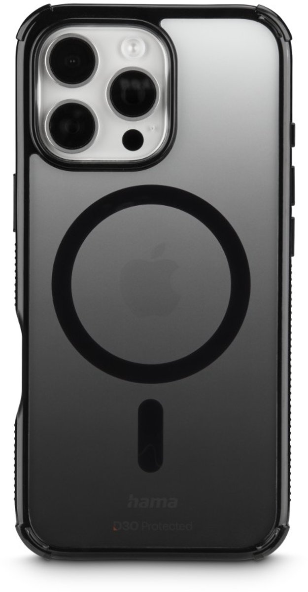 Hama Glass Protector Extreme Protect Iphone 16 Pro MagCase Black