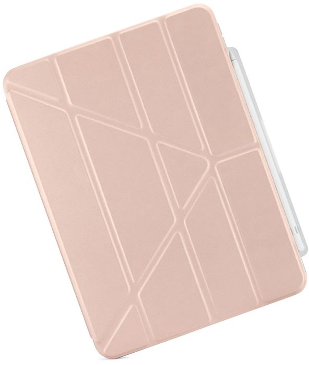 Pipetto Origami No3 Pencil Case for iPad 10.9 (2022) - Metallic Pink