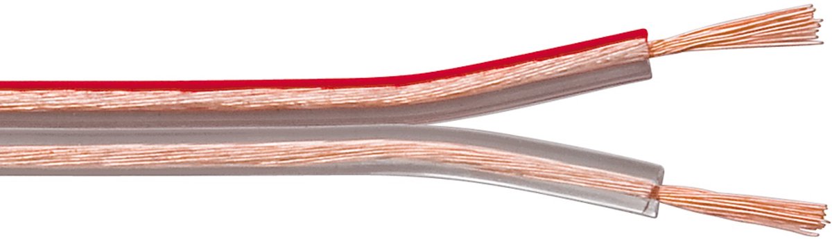 Pro Speaker Cable 1.5mm Clear - 10m