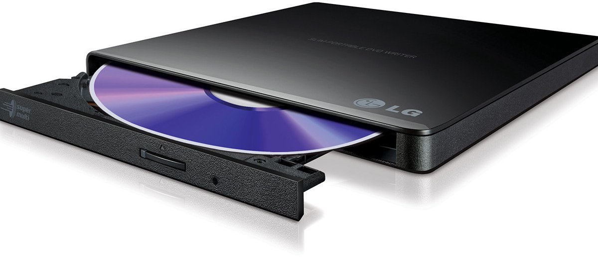 Hitachi - LG GP57EB40 Slim Portable DVD-Writer - DVD-RW (Brænder) - USB 2.0 - Sort