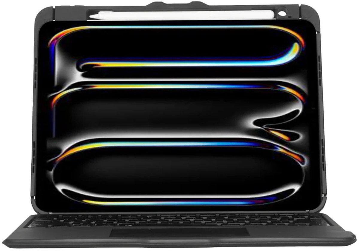 Targus Versavu - keyboard and folio case - QWERTY - Spanish - black Input Device - Tastatur & Folio sæt - Spansk - Sort