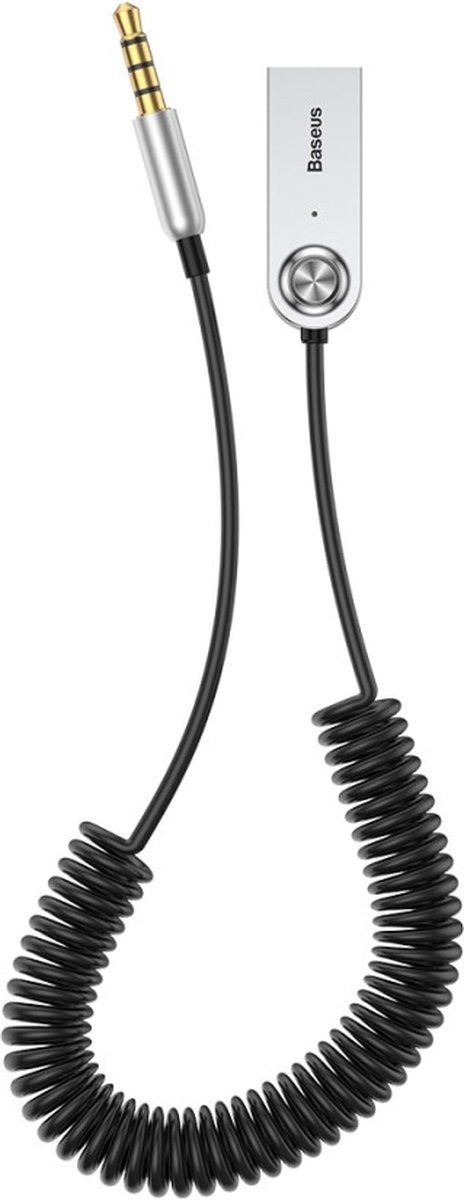 Baseus BA01 Bluetooth 5.0 audio receiver cable AUX jack audio adapter black (CABA01-01)