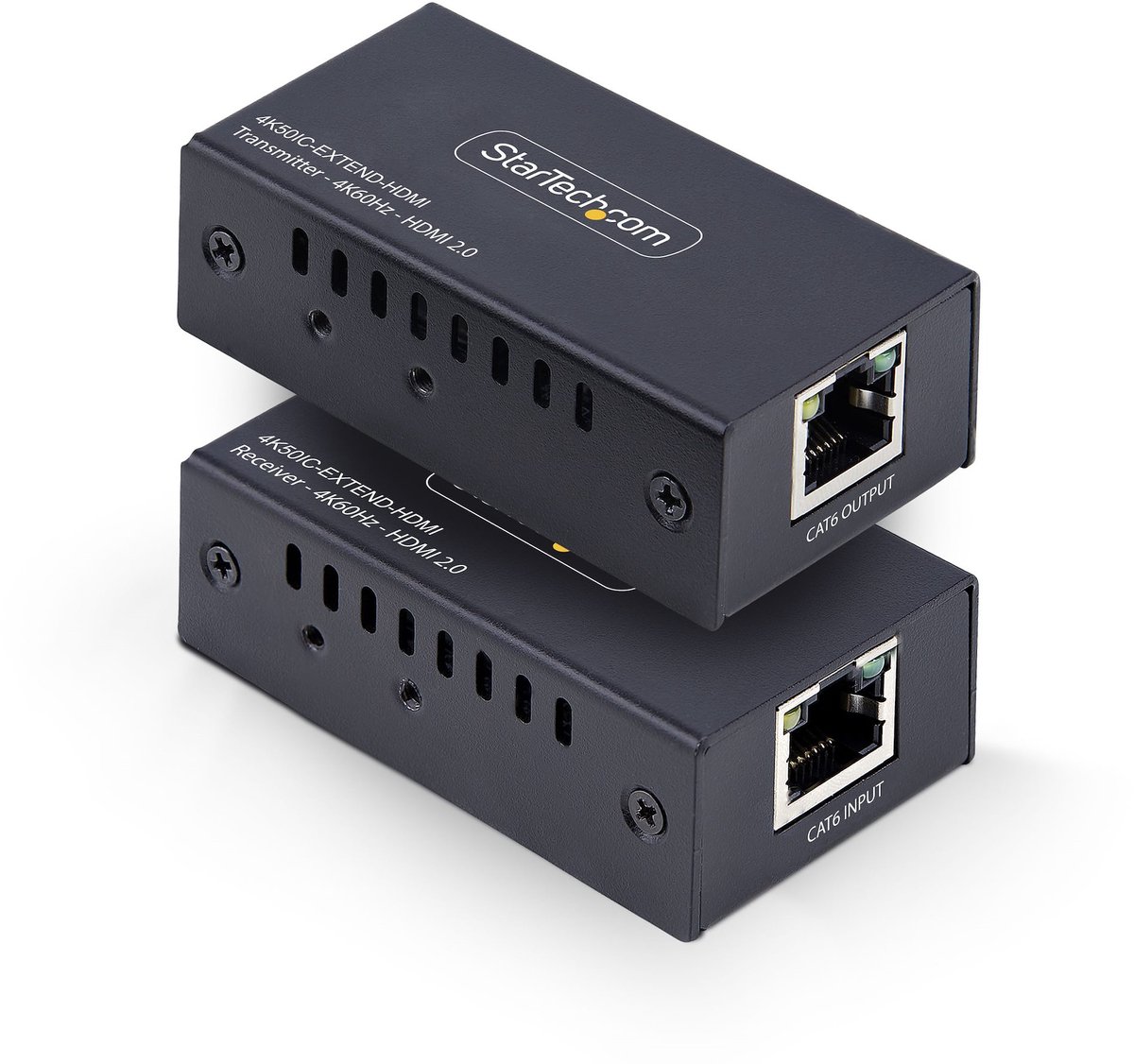 StarTech.com HDMI Extender Over CAT5e/6 Kit 4K 60Hz Up to 200ft (60m) - video/audio extender - HDMI