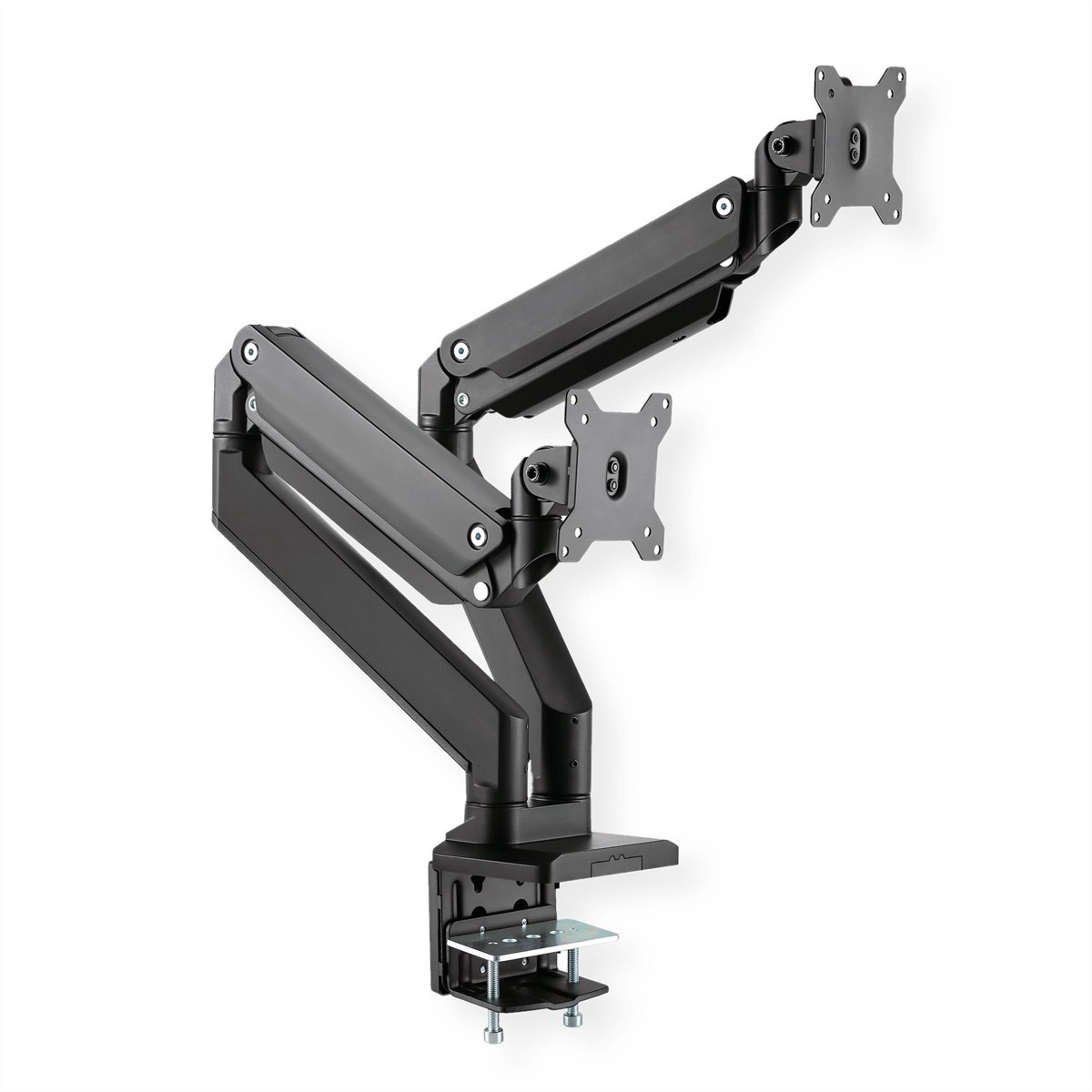 Roline Dual LCD Monitor Stand Pneumatic - Maks 15 kg - Maks størrelse