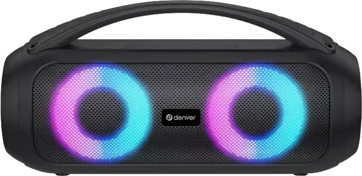 DENVER BTG-618 - Bluetooth Speaker with light effects and rechargeable battery