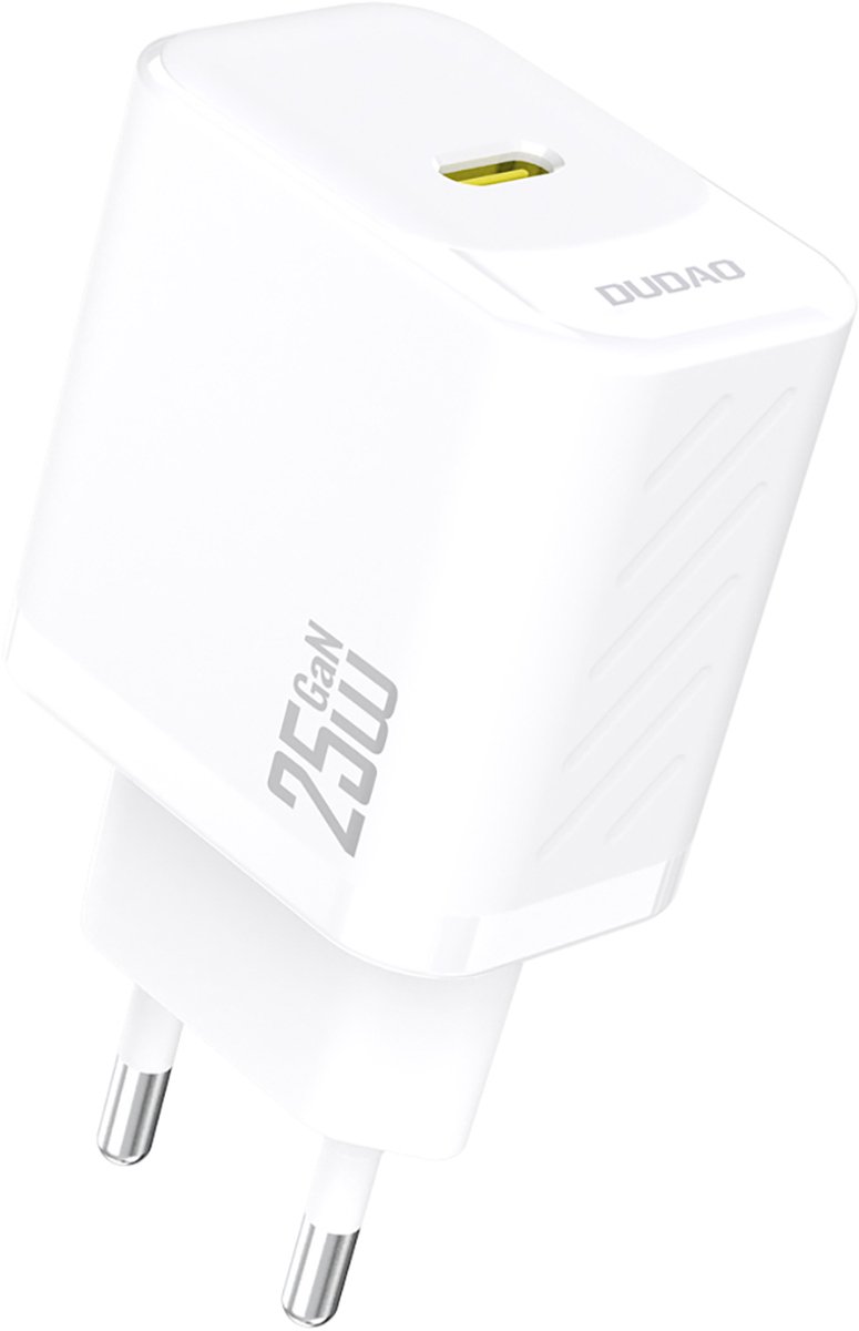 Dudao A27 25W GaN USB-C Wall Charger - White