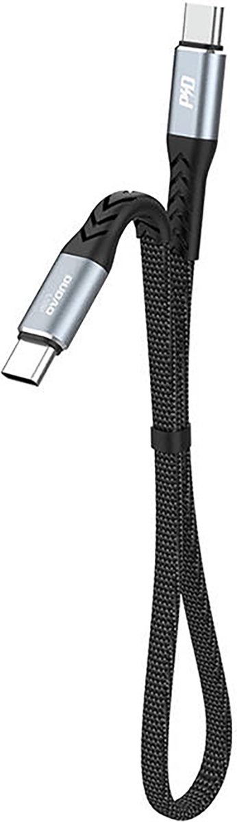 Dudao L10C USB-C - USB-C PD cable 100W 5A 0.23m - black