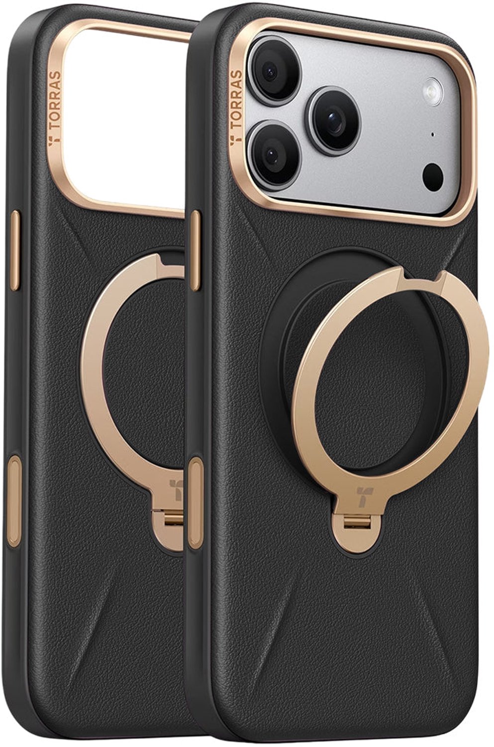 Torras Ostand Q3 VegSkin - black - iPhone 18 Pro Max