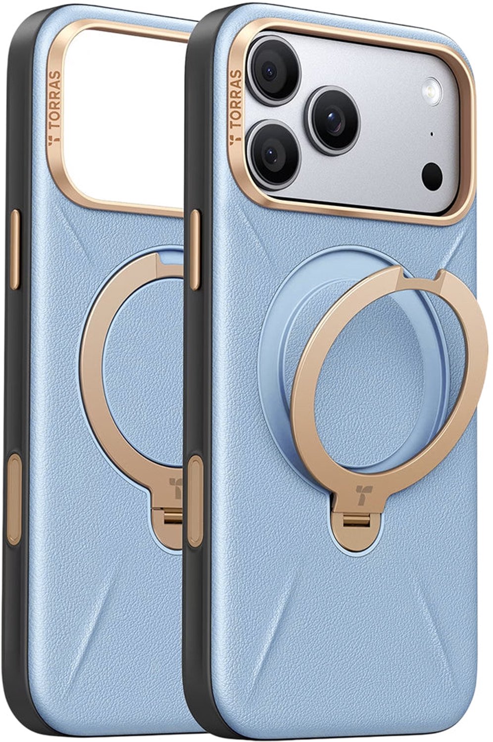 Torras Ostand Q3 VegSkin - blue - iPhone 18 Pro