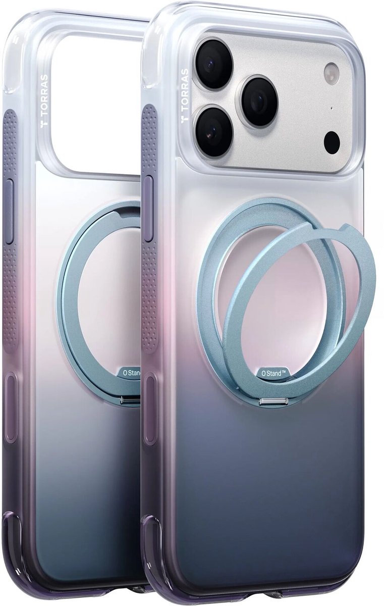 Torras O3 Air Gradient for iPhone 18 Pro - Purple/Blue