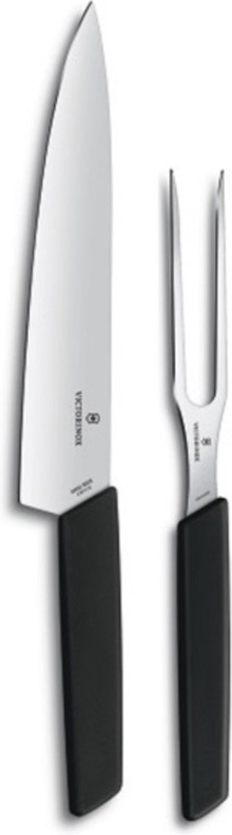 Victorinox Swiss Modern 2-Piece Carving Set - Black