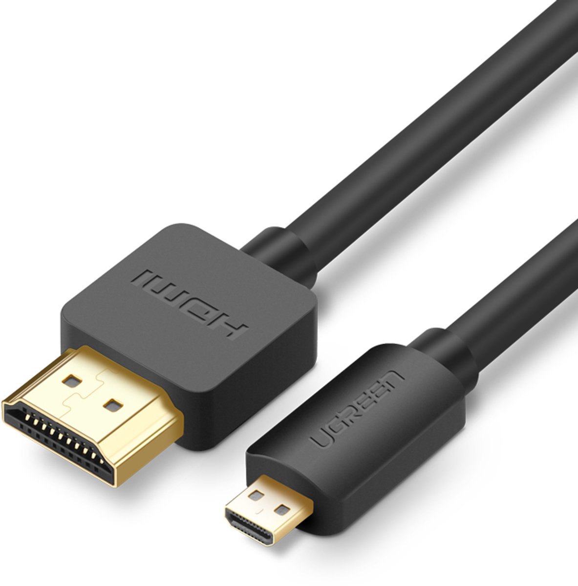 UGREEN HD127 Micro HDMI to HDMI 2.0 cable (4K 60Hz) - 1m - Black