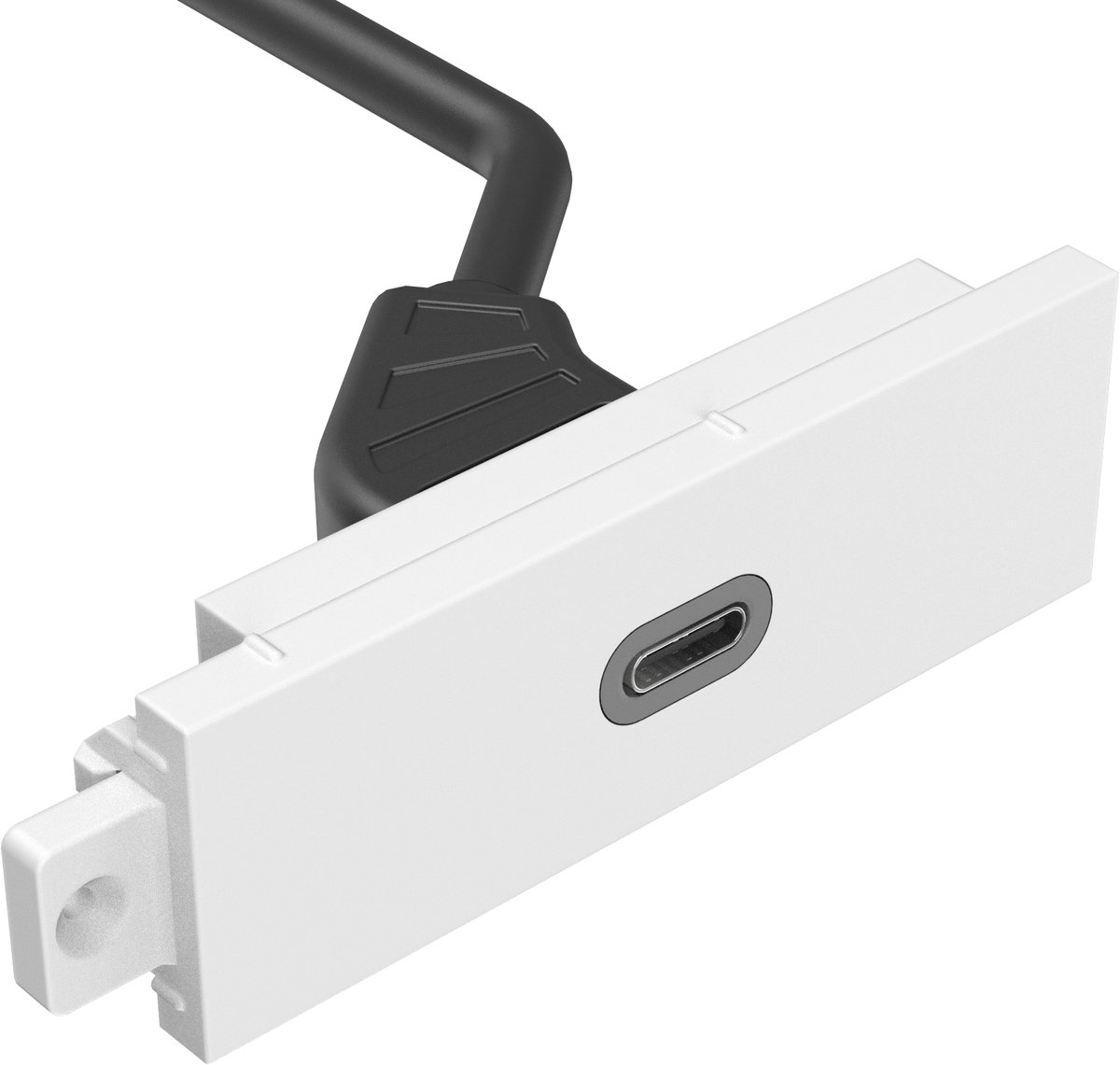 Vision TechConnect 3 modular facility plate kit with snap-ins and cables