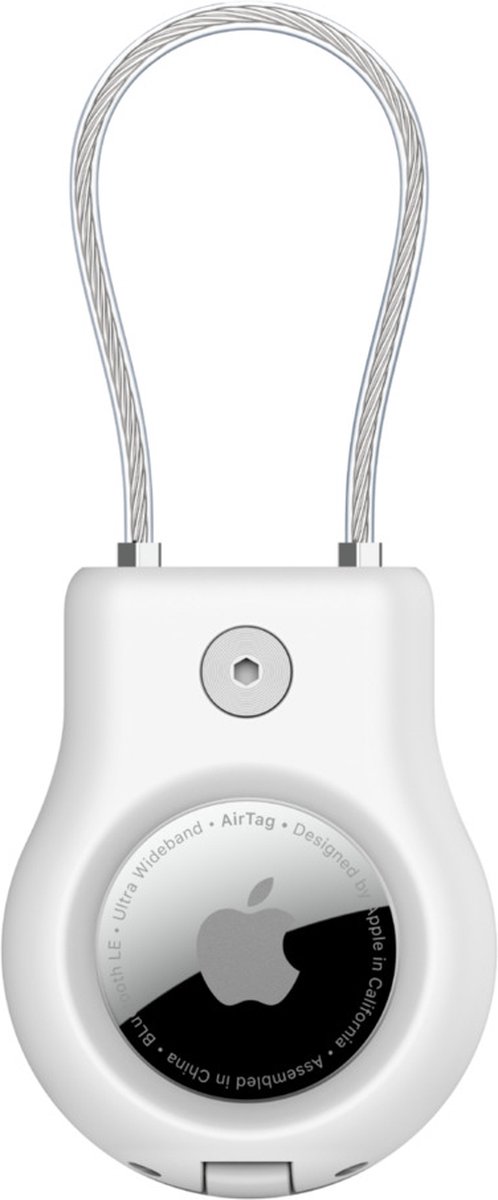 Belkin Secure Holder with Wire Cable - Airtag - White