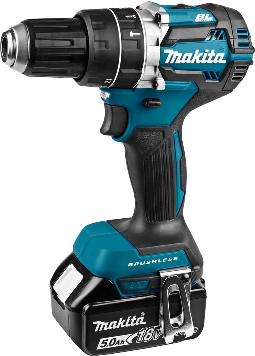 Makita 18v slagboremaskine dhp484rtj kulfri