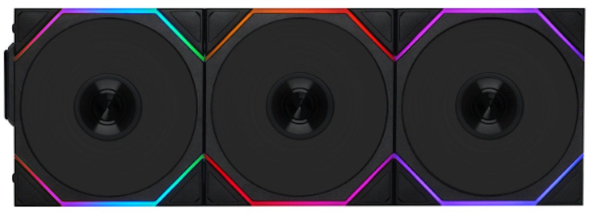 Lian Li UNI FAN TL Wireless (3-pack) - Kabinet køler - 120mm - Sort med RGB LED lys - 33 dBA