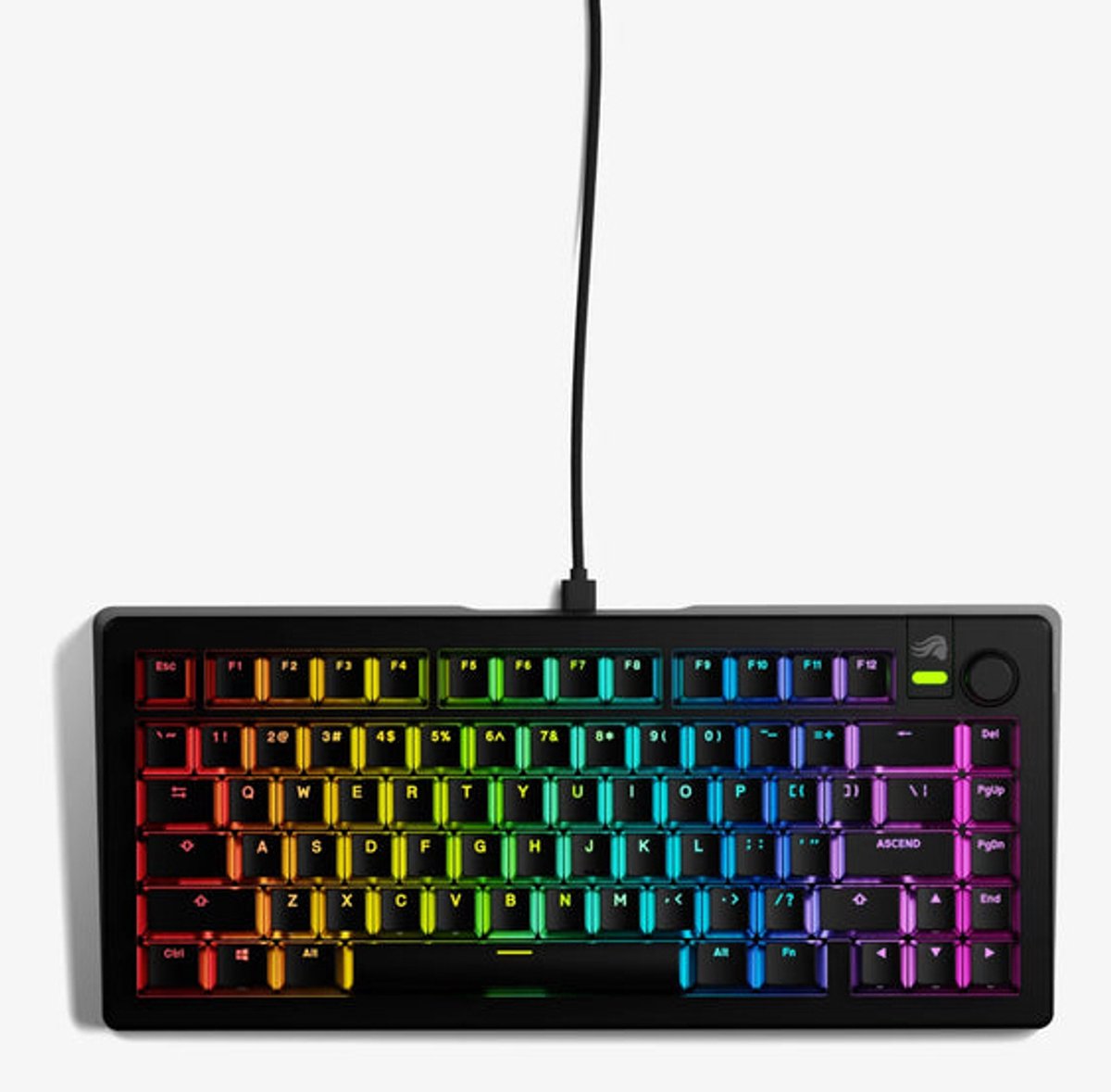 Glorious Gaming GMMK 3 Prebuilt keyboard - Gaming Tastatur - Engelsk - Sort