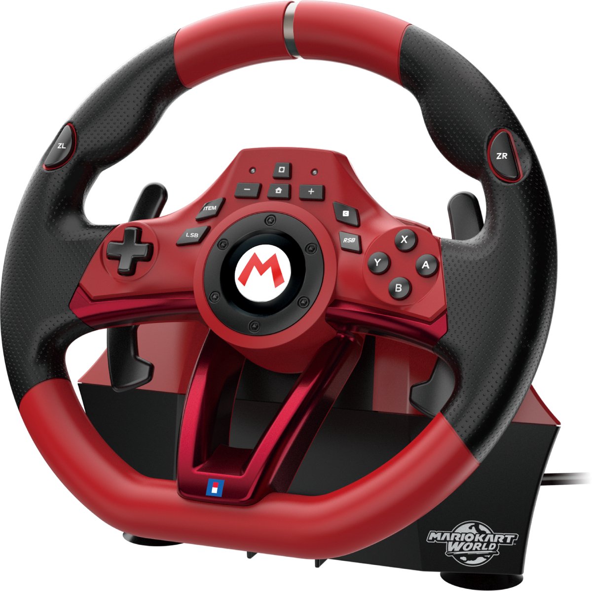 HORI Mario Kart Racing Wheel Pro Deluxe for Switch 2 - Wired Wheel - Nintendo Switch 2