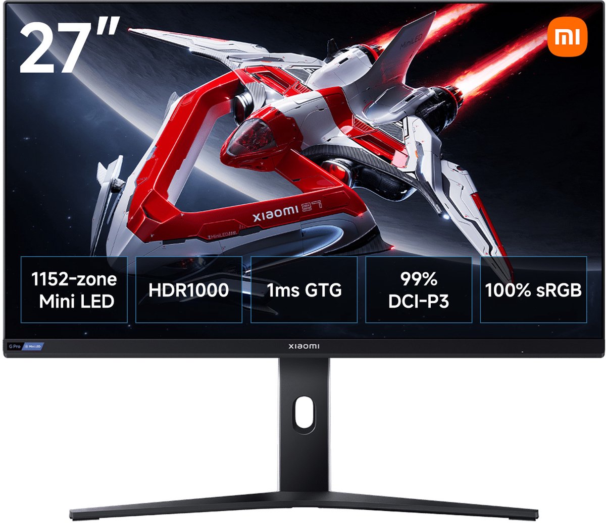 27" Xiaomi G Pro 27Qi 2026 - LED monitor - QHD - 27" - HDR