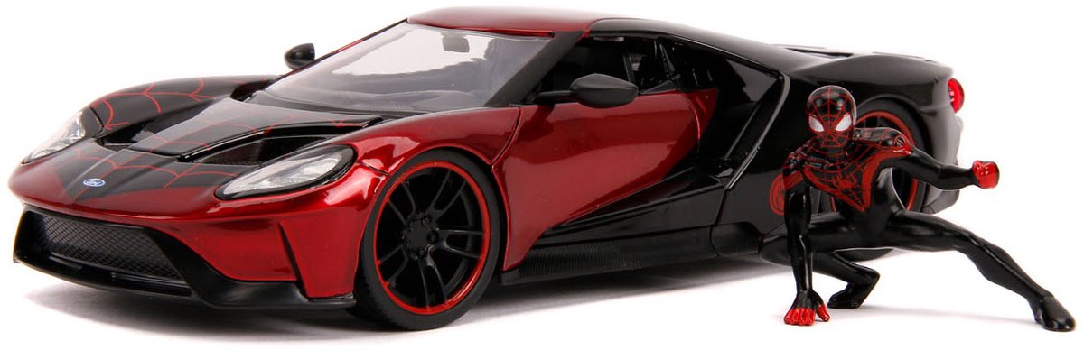 Jada Toys MarvEvi LOVE Miles Morales 2017 Ford GT 1:24