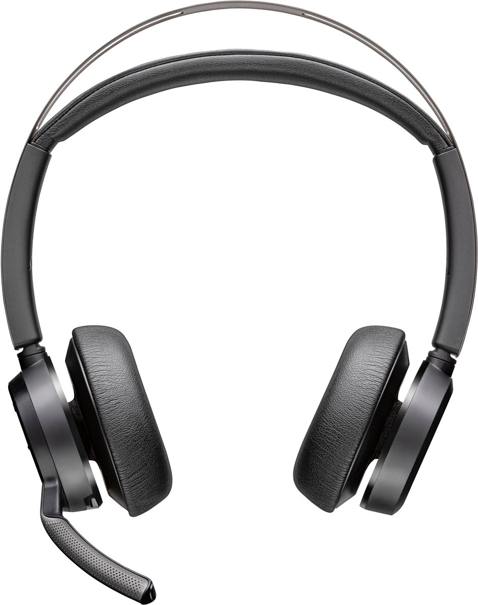 HP Poly Voyager Focus 2 USB-C-C Headset +USB-C/A Adapter +Charging Stand