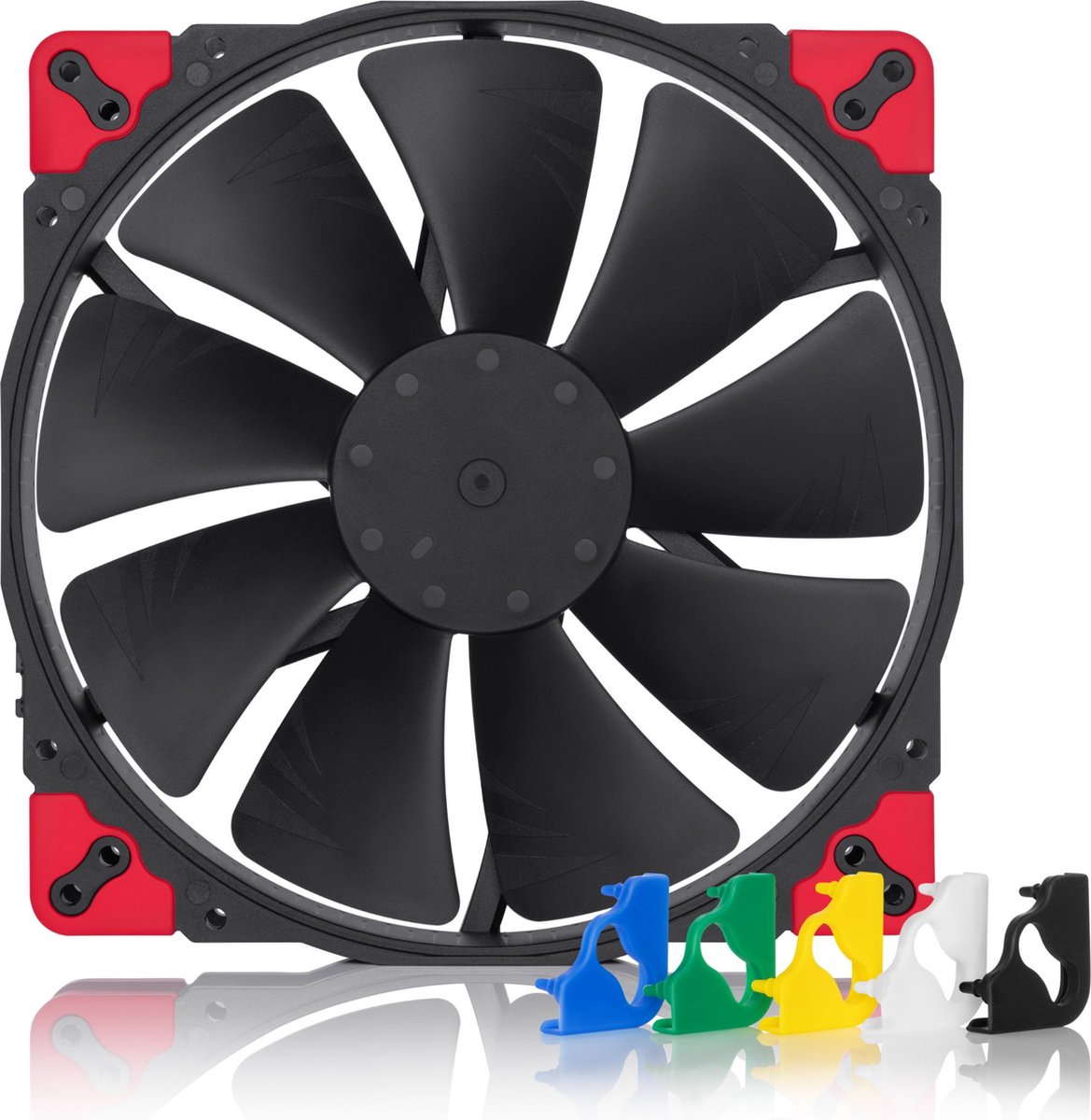 Noctua NF-A20 PWM chromax.black.swap - Kabinet køler - 200mm - Sort - 18 dBA