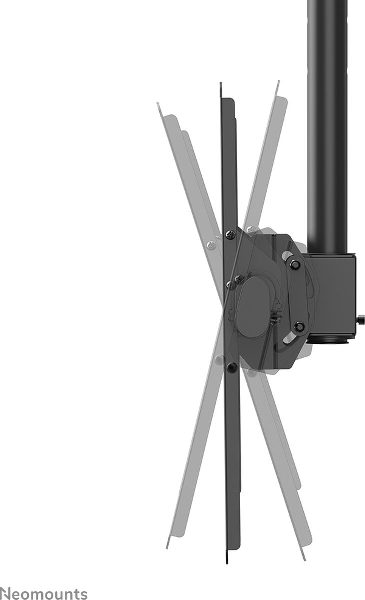 Neomounts CL35-440BL16L mounting kit - full-motion - for flat panel - black - Maks 50 kg - Maks størrelse 70"